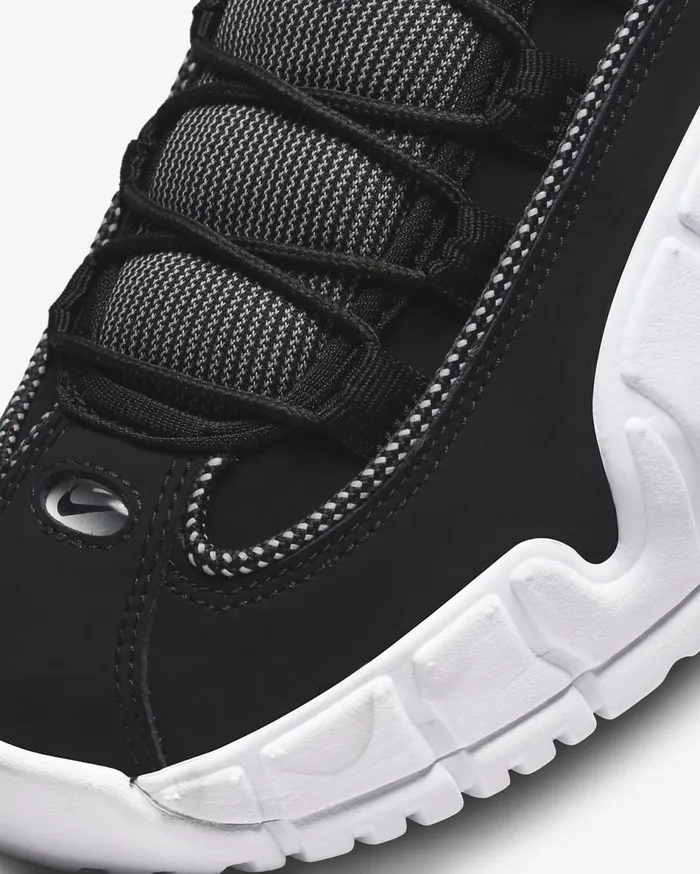 Kids Nike Air Max Penny BlackWhiteBlackVarsity Royal Nike Shoes 70 and Under