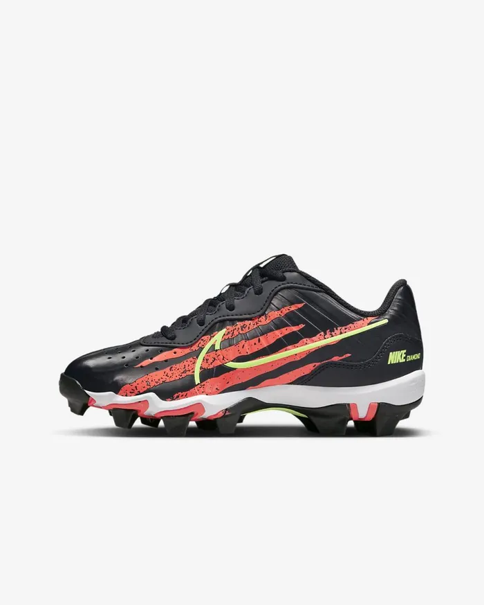 Kids Nike Alpha Huarache 4 Keystone BlackBright CrimsonPlatinum TintGhost Green Nike Shoes 70 and Under