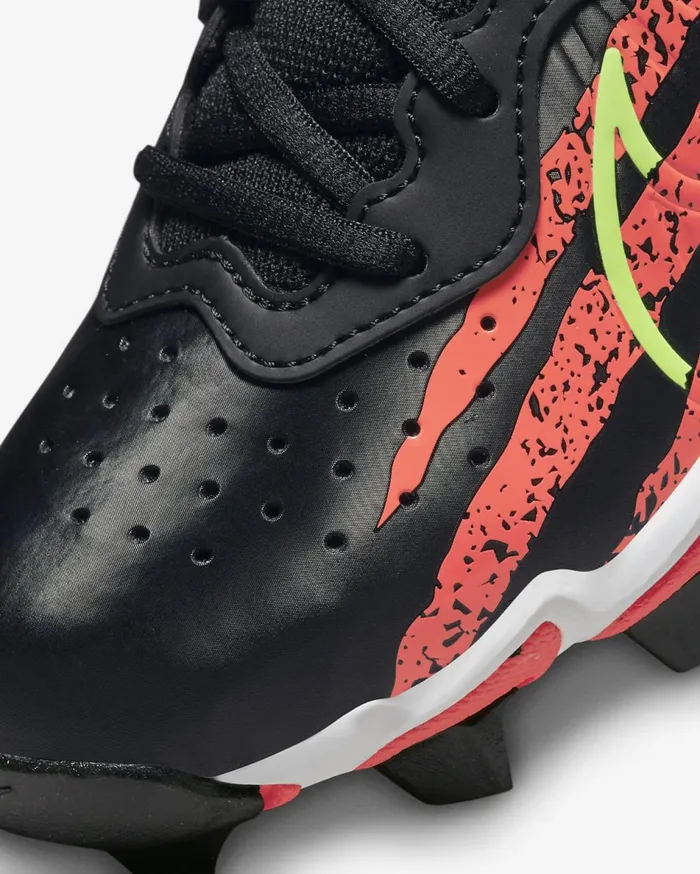 Kids Nike Alpha Huarache 4 Keystone BlackBright CrimsonPlatinum TintGhost Green Nike Shoes 70 and Under