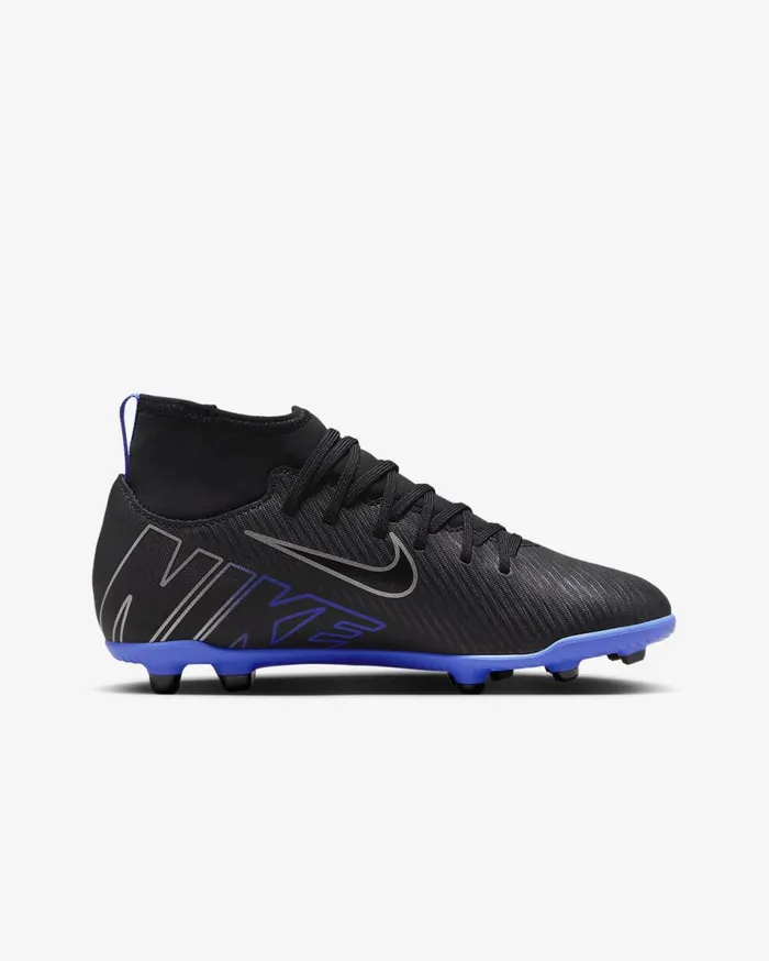 Kids Nike Jr Mercurial Superfly 9 Club BlackHyper RoyalChrome Nike Soccer