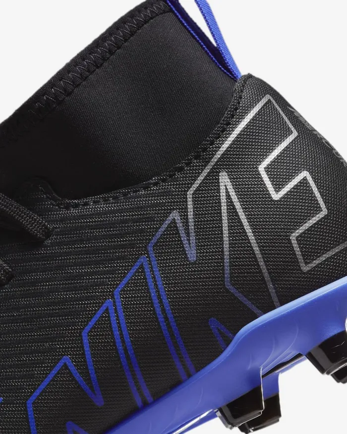 Kids Nike Jr Mercurial Superfly 9 Club BlackHyper RoyalChrome Nike Soccer