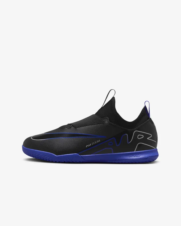 Kids Nike Jr Mercurial Vapor 15 Academy BlackHyper RoyalChrome Nike Soccer