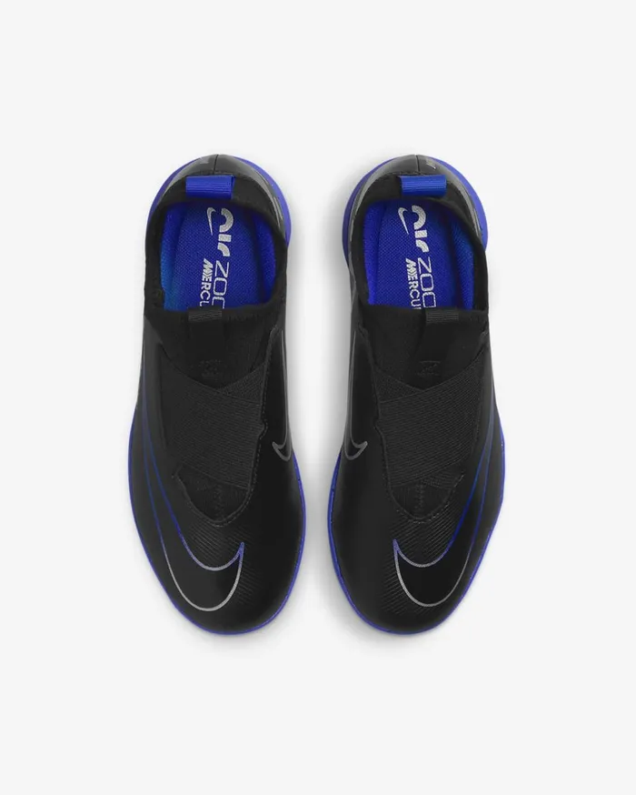 Kids Nike Jr Mercurial Vapor 15 Academy BlackHyper RoyalChrome Nike Soccer