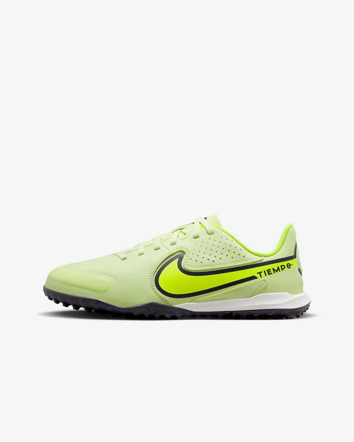 Kids Nike Jr Tiempo Legend 9 Academy TF Barely VoltSummit WhiteVolt Nike Soccer