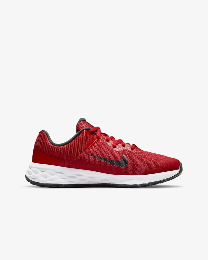 Kids Nike Revolution 6 University RedBlack Nike Running
