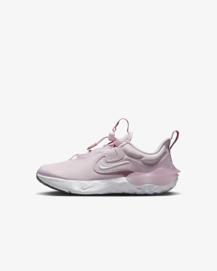 Kids Nike Run Flow Pink FoamElemental PinkWhite Nike Running