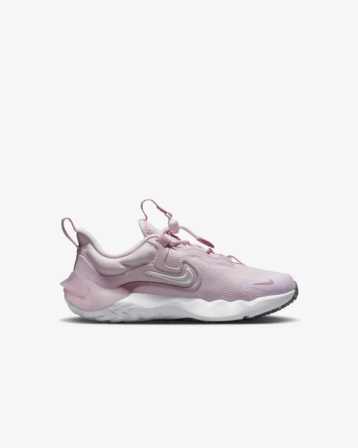 Kids Nike Run Flow Pink FoamElemental PinkWhite Nike Running