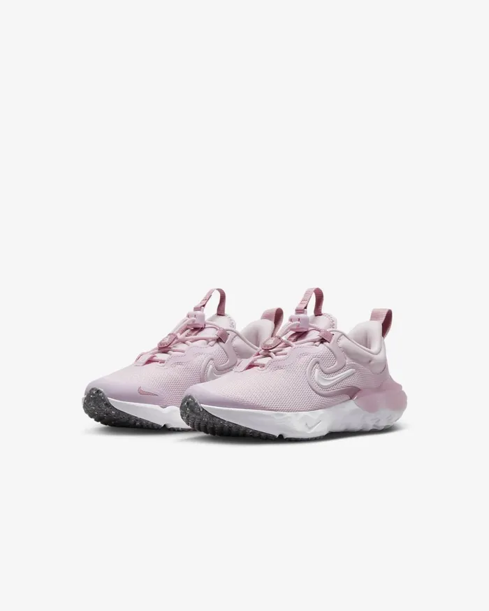 Kids Nike Run Flow Pink FoamElemental PinkWhite Nike Running