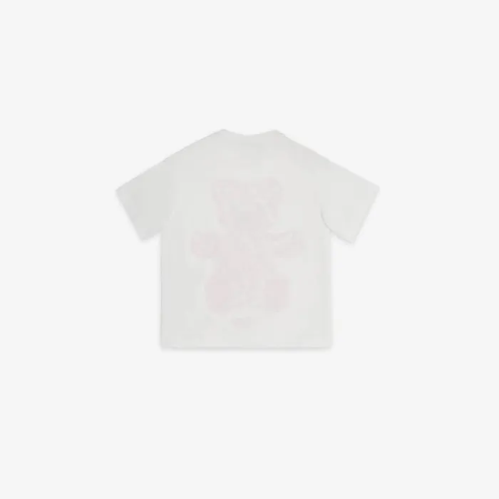 Kids White Jersey And Fuchsia Print Junior TShirt Multicolour Fendi Ready To Wear
