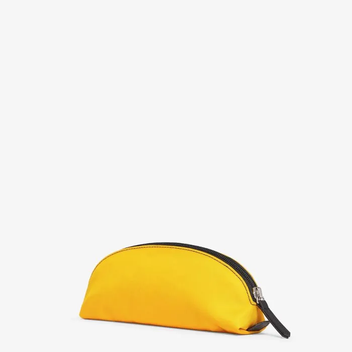 Kids Yellow Nylon Pen Case Yellow Fendi Accessories