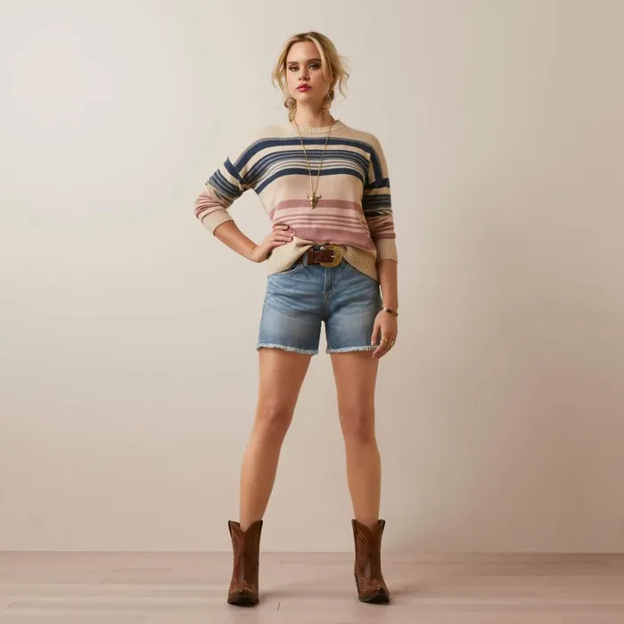 Kimmy Sweater Serape Stripe Women Ariat Sweaters and Cardigans Kimmy Sweater Serape Stripe Women Ariat Sweaters and Cardigans
