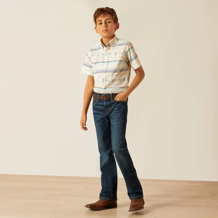 Koda Classic Fit Shirt Sandshell Kids Ariat Button Down Shirts Koda Classic Fit Shirt Sandshell Kids Ariat Button Down Shirts