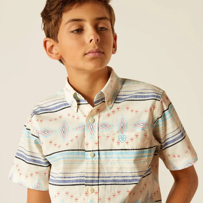 Koda Classic Fit Shirt Sandshell Kids Ariat Button Down Shirts Koda Classic Fit Shirt Sandshell Kids Ariat Button Down Shirts