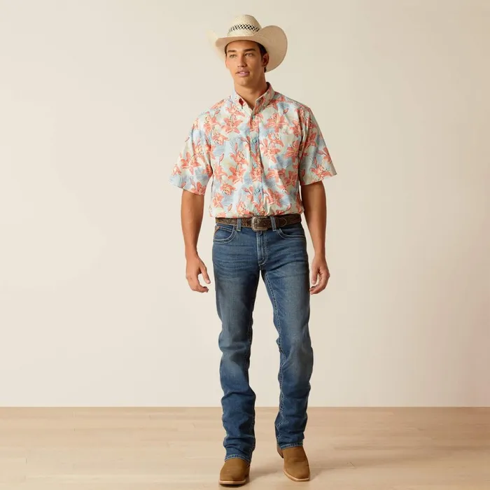 Kolr Classic Fit Shirt Sky Men Ariat Button Down Shirts Kolr Classic Fit Shirt Sky Men Ariat Button Down Shirts