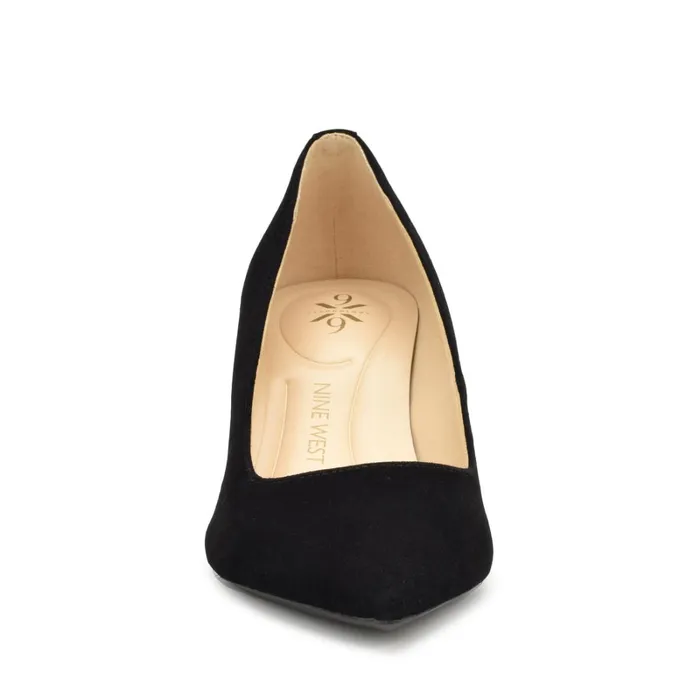 Kuna 92159 Pointy Toe Pumps Black Suede Women Nine West Pumps Kuna 92159 Pointy Toe Pumps Black Suede Women Nine West Pumps