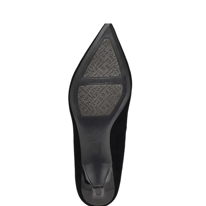 Kuna 92159 Pointy Toe Pumps Black Suede Women Nine West Pumps Kuna 92159 Pointy Toe Pumps Black Suede Women Nine West Pumps