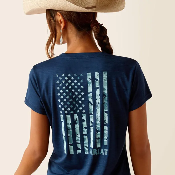Laguna Patriot TShirt Navy Women Ariat TShirts and Tops