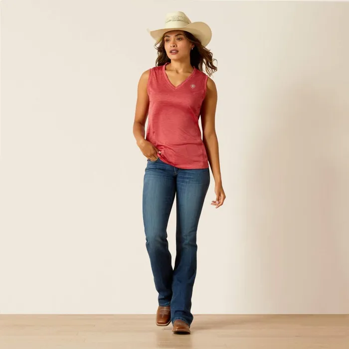 Laguna Tank Garnet Rose Women Ariat TShirts and Tops Laguna Tank Garnet Rose Women Ariat TShirts and Tops