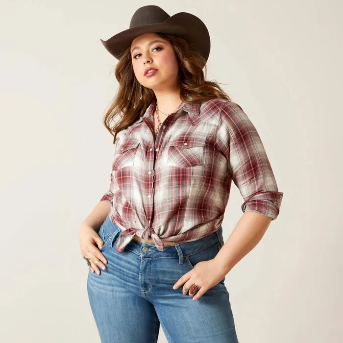 Laramie Shirt Laramie Plaid Women Ariat TShirts and Tops Laramie Shirt Laramie Plaid Women Ariat TShirts and Tops