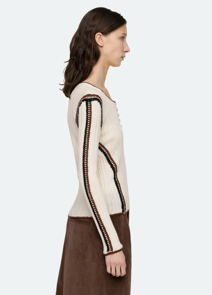 Layering Essentials Women Sea New York Riva LS Top Black