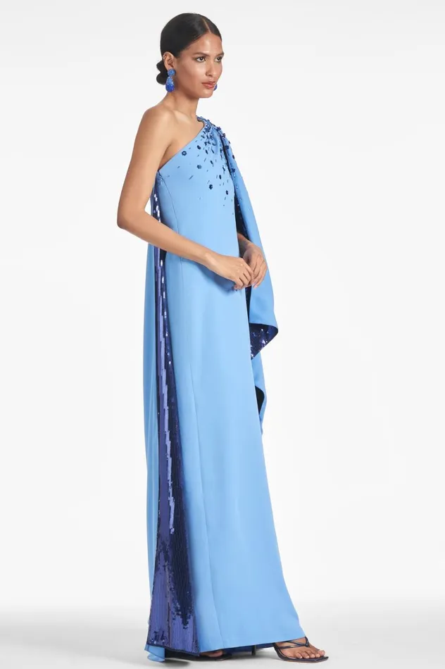 Leila Gown 8211 PeriwinkleSapphire Women Sachin and Babi Evening