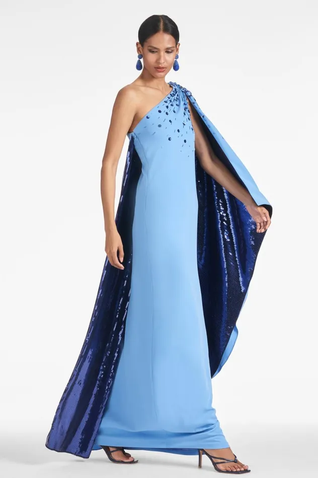 Leila Gown 8211 PeriwinkleSapphire Women Sachin and Babi Evening