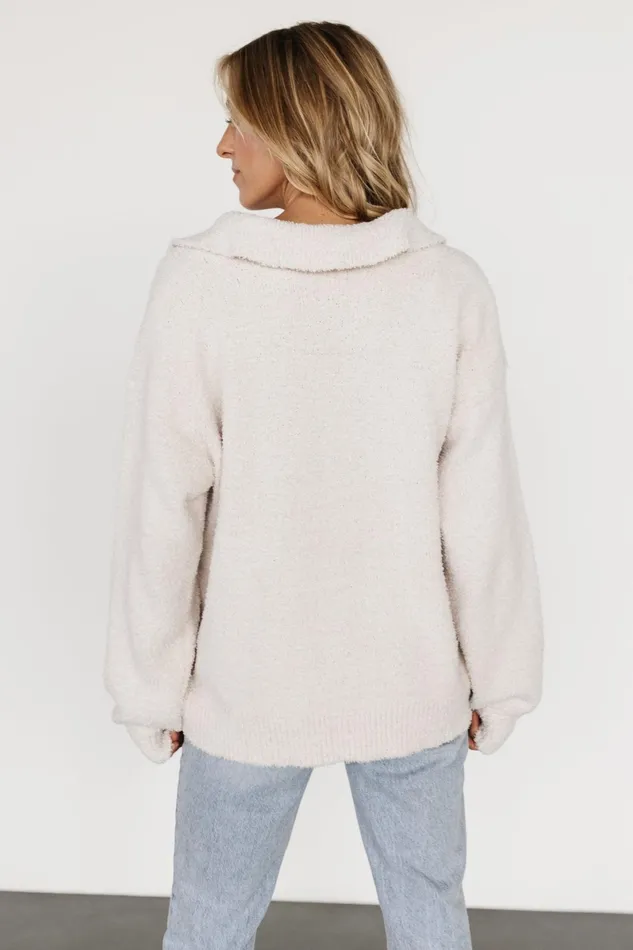 Lockwood Sweater Oatmeal Women Baltic Born Sweaters