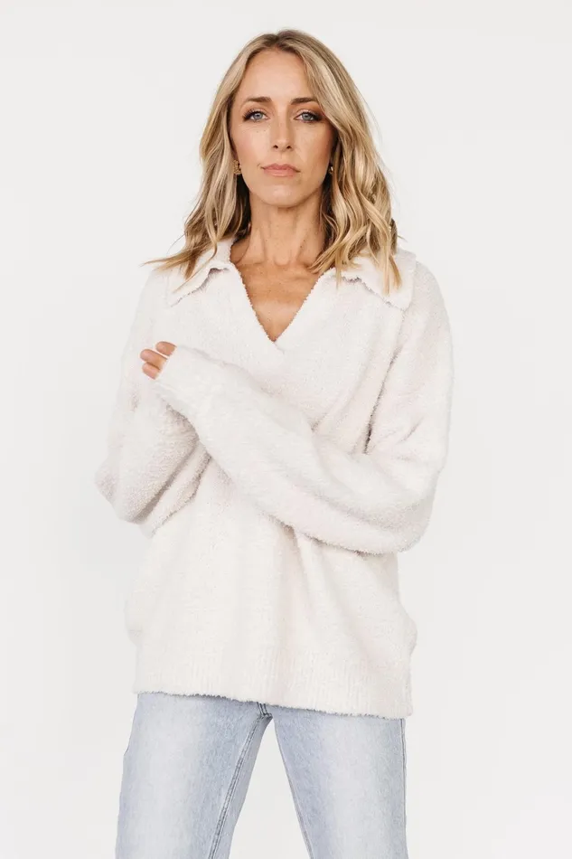 Lockwood Sweater Oatmeal Women Baltic Born Sweaters