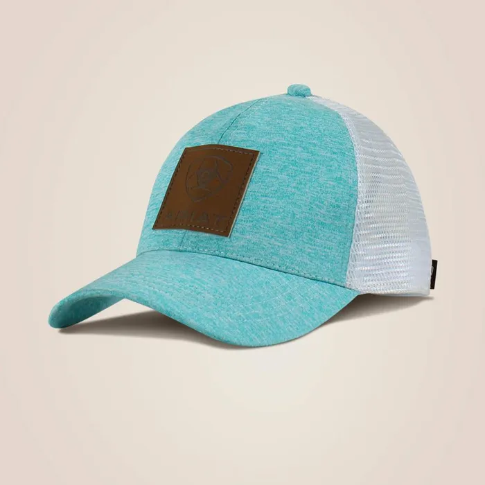 Logo Patch Cap Turquoise Women Ariat Hats and Caps
