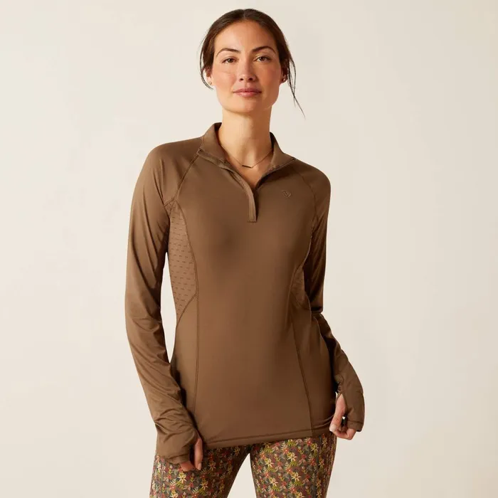 Lowell 20 14 Zip Baselayer Canteen Women Ariat TShirts and Tops