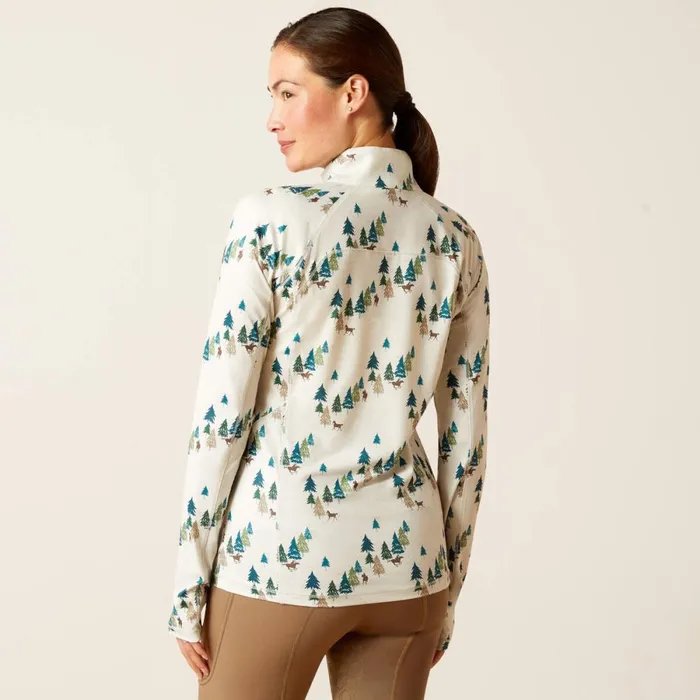 Lowell 20 14 Zip Baselayer Forest Ride Women Ariat TShirts and Tops