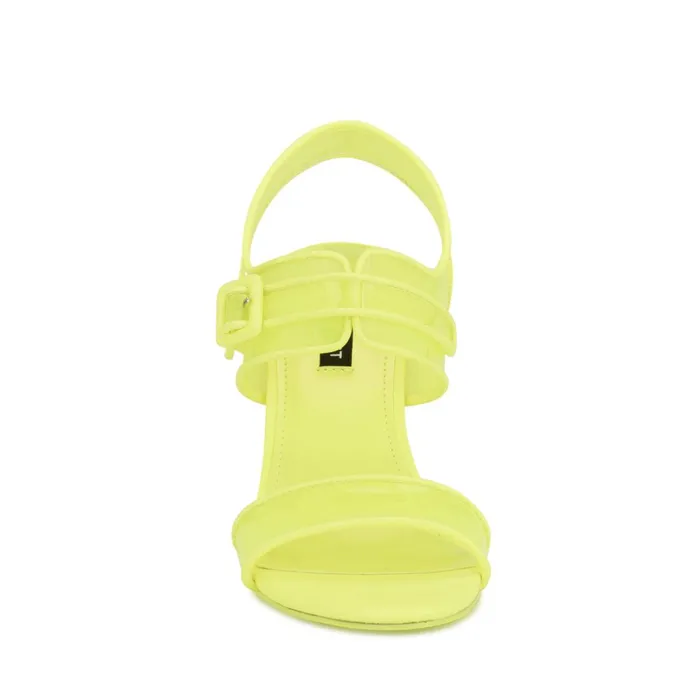 Lucile Clear Strappy Sandals Yellow Women Nine West Sandals Lucile Clear Strappy Sandals Yellow Women Nine West Sandals