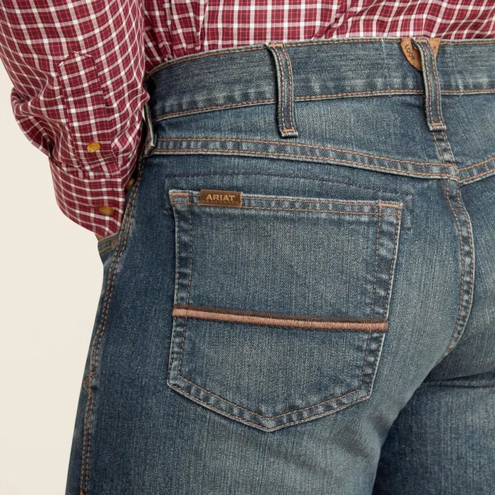 M2 Traditional Relaxed Stretch Pro Series Ray Boot Cut Jean Atlas Men Ariat Denim M2 Traditional Relaxed Stretch Pro Series Ray Boot Cut Jean Atlas Men Ariat Denim