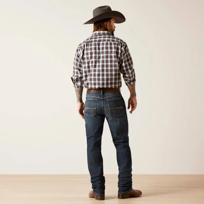 M4 Relaxed Derek Boot Cut Jean Atlas Men Ariat Denim M4 Relaxed Derek Boot Cut Jean Atlas Men Ariat Denim