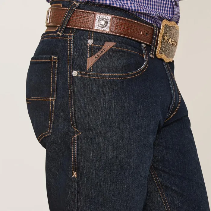M4 Relaxed Hansen Boot Cut Jean Blackstone Men Ariat Denim M4 Relaxed Hansen Boot Cut Jean Blackstone Men Ariat Denim