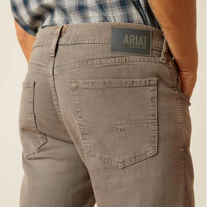 M5 Hansen Straight Leg Jean Fossil Men Ariat Denim M5 Hansen Straight Leg Jean Fossil Men Ariat Denim