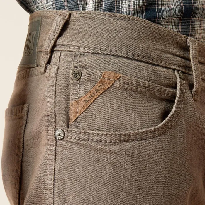 M5 Hansen Straight Leg Jean Fossil Men Ariat Denim M5 Hansen Straight Leg Jean Fossil Men Ariat Denim