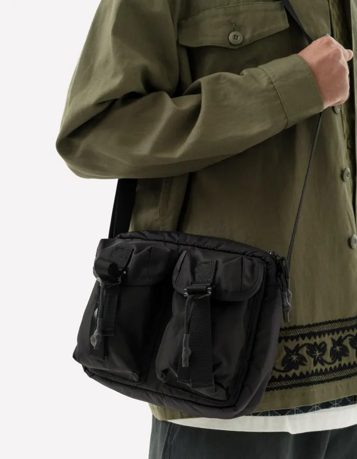 Maharishi Bags 1115 Maha MALICE Cross Body Bag Black 8211 Men
