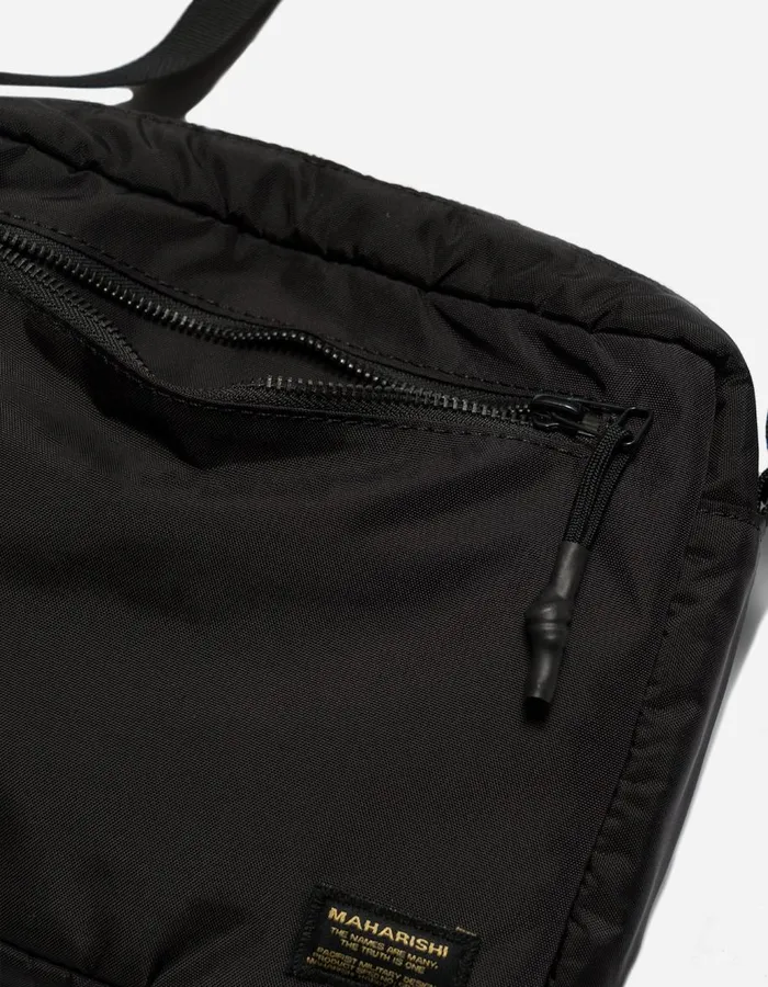 Maharishi Bags 1115 Maha MALICE Cross Body Bag Black 8211 Men