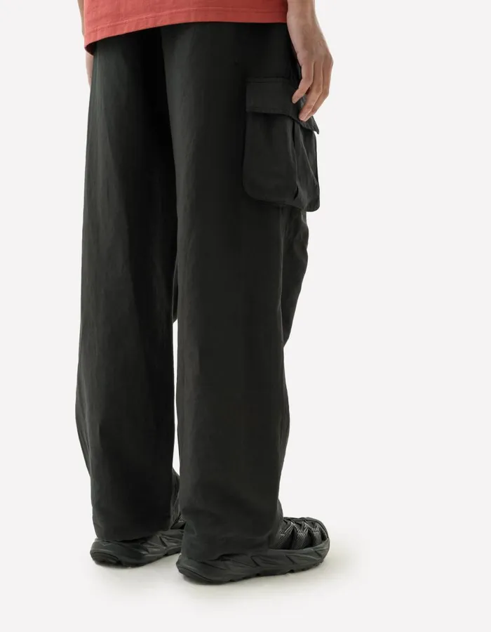 Maharishi Cargo Pants 5213 Hemp Asym Cargo Track Pants Black 8211 Men
