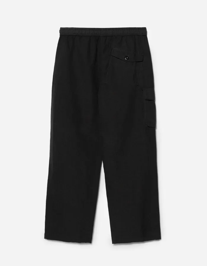 Maharishi Cargo Pants 5213 Hemp Asym Cargo Track Pants Black 8211 Men