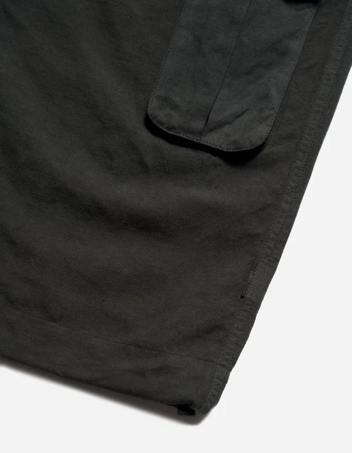 Maharishi Cargo Pants 5213 Hemp Asym Cargo Track Pants Black 8211 Men