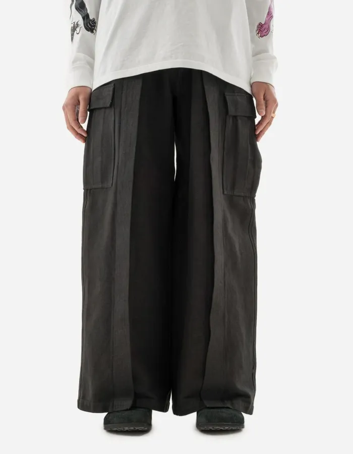 Maharishi Hakama Pants 5329 Hakama Cargo Track Pants Black 8211 Men