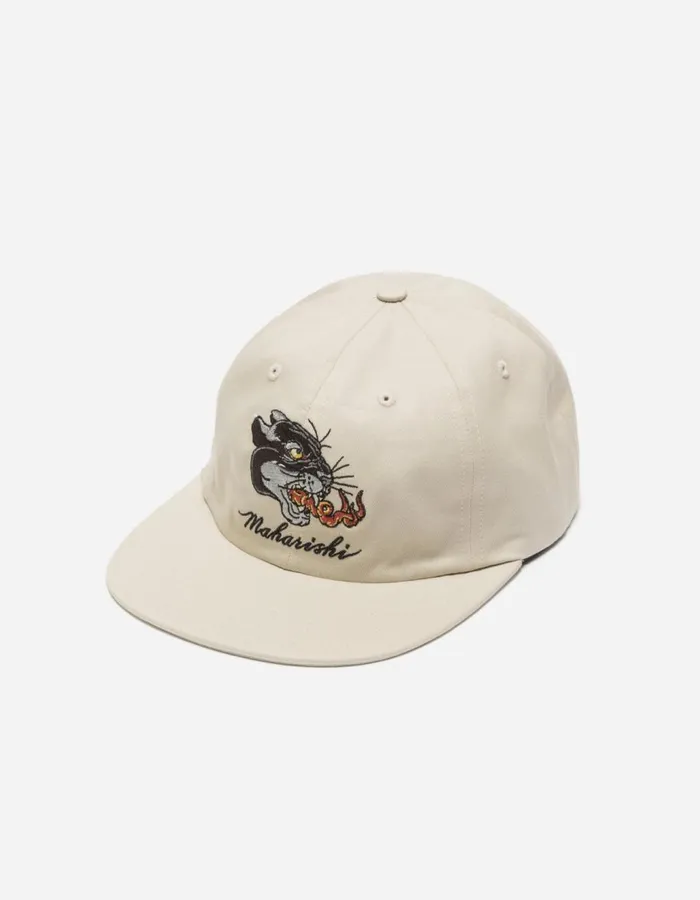 Maharishi Hats 1386 Tibetan Panther 6 Panel Cap Ecru 8211 Men