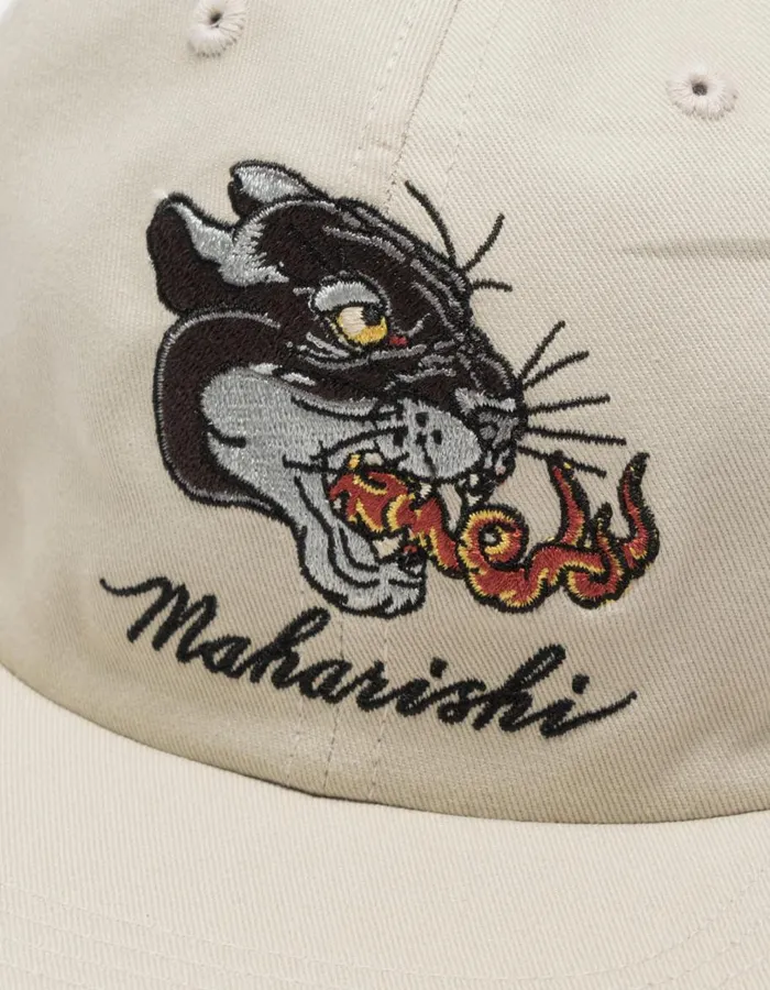 Maharishi Hats 1386 Tibetan Panther 6 Panel Cap Ecru 8211 Men