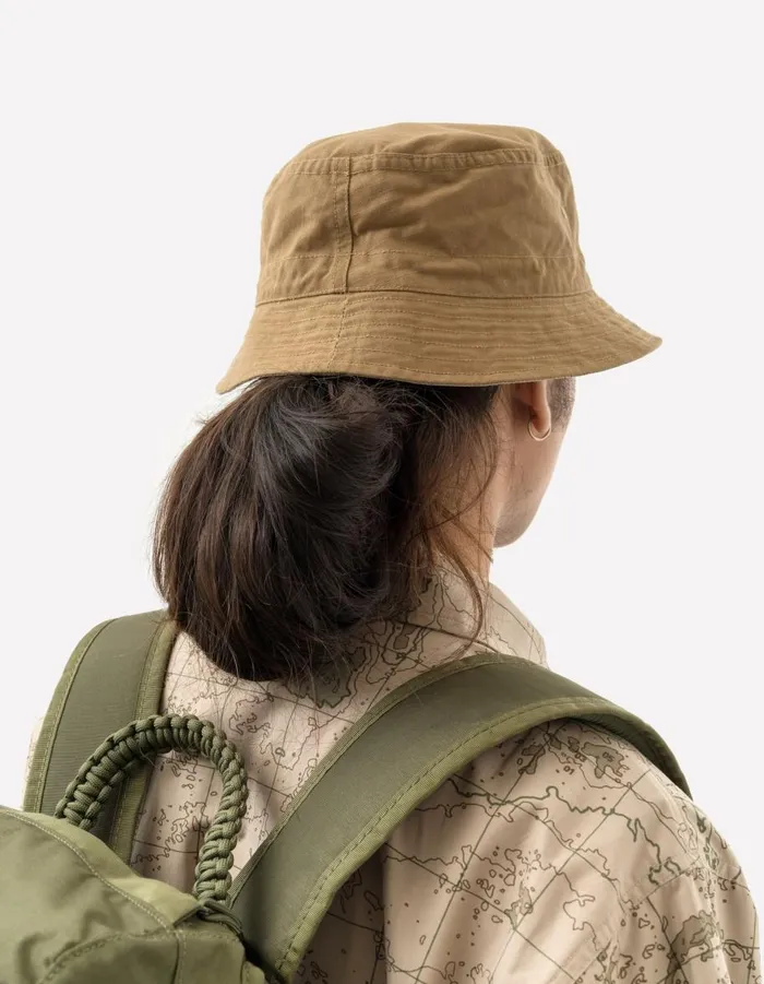 Maharishi Hats 5227 Reversible Contour Bucket Hat MushroomDesert 8211 Men