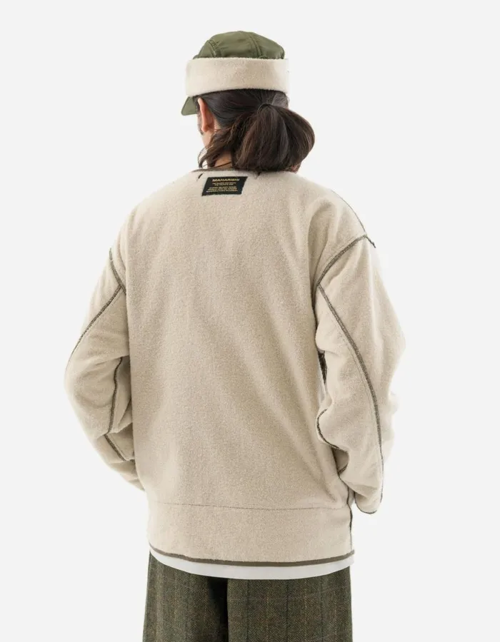 Maharishi Jackets 5253 Reversible M65 Wool Liner OliveEcru 8211 Men