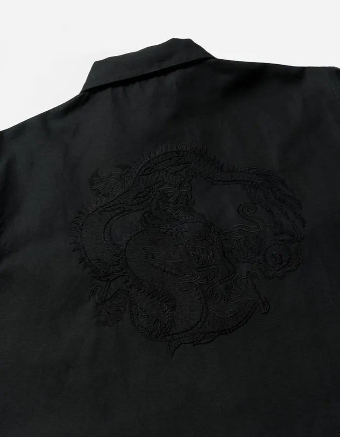 Maharishi Long Sleeve Shirts 5237 Thar Dragon Utility Shirt Black 8211 Men