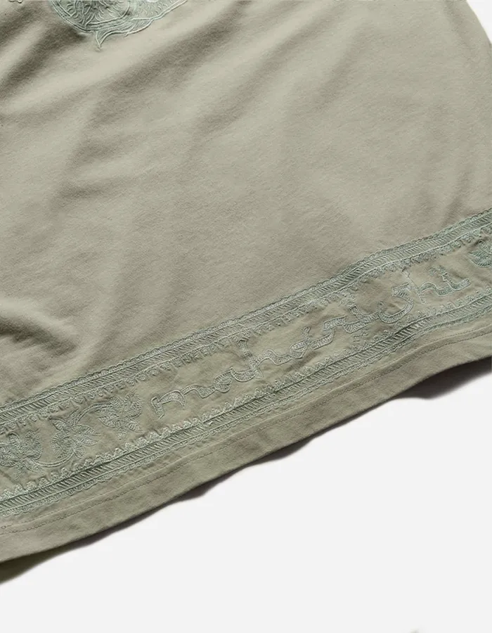 Maharishi Long Sleeve TShirts 5243 Thar Dragon LS TShirt Sage 8211 Men