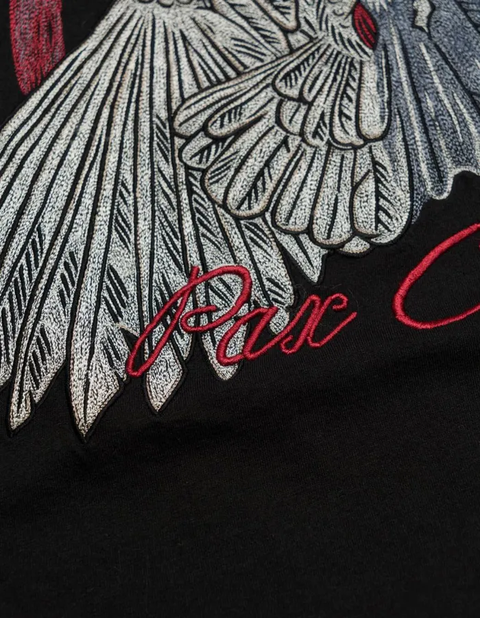 Maharishi Long Sleeve TShirts 5316 Peace Mount Maha LS TShirt Black 8211 Men